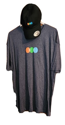 COTTON BUREAU LETTERBOX LOGO Men’s 2X Shirt And Matching Cap New