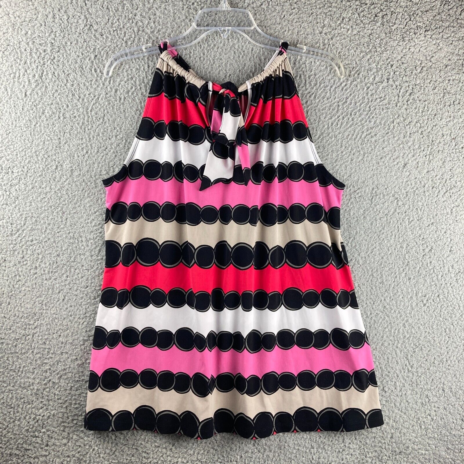 Cynthia Rowley Tank Top Womens Size XL Striped Po… - image 8