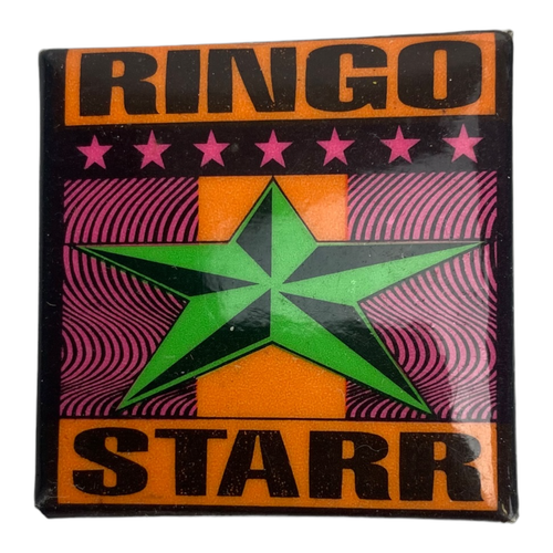 Vintage 1.5" Ringo Starr and His All Starr Band Pinback Button from His Tours - Foto 1 di 4
