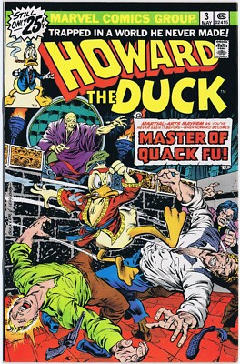 HOWARD THE DUCK 3 Marvel Comics 1976 JOHN BUSCEMA art NICE 1st COUNT MACHO