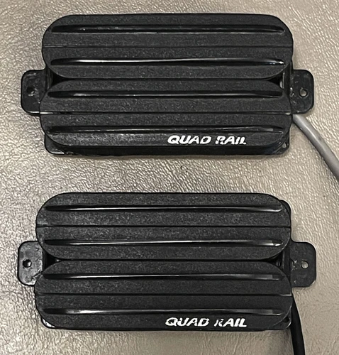KRAMER QUAD RAIL 4 Blade Coil Humbucker Pickup SET of 2 VINTAGE Gibson NOS 1998