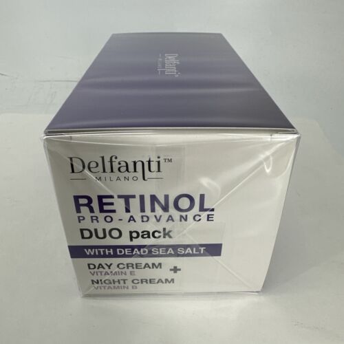 Delfanti Milano RETINOL PRO-ADVANCE Anti-Aging DUO Pack Day + Night Cream SEALED - Picture 3 of 7