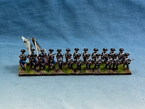 15mm Seven Years War painted Prussian Garrison Regiment V von Mützschefahl PA49 - Picture 1 of 8