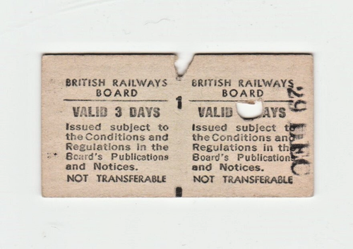 Billete de tren British Rail Liskeard a Plymouth - Imagen 2 de 2
