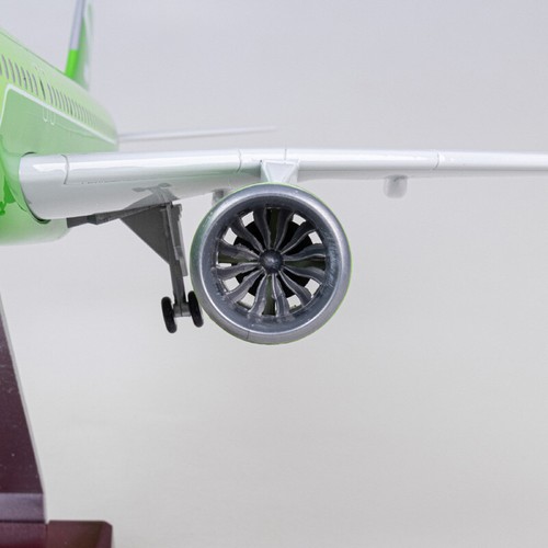 47cm Siberian Airlines Airbus A320neo simulation aircraft with wheels and lights - Picture 3 of 22