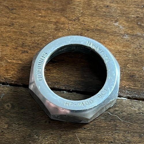 Vintage Dura Ace HP-7400 1" Headset Top Nut PART 1" Shimano Japan BC1 - Picture 2 of 8
