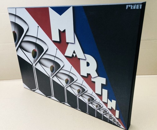 Martini by Steve Forney Leinwand Kunstdruck Vintage Art Deco Barposter 22 x 16 - Bild 13 von 17