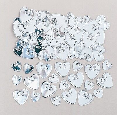 Hearts ShimmerRed Heart Wedding Table ConfettiFoiletti Decoration 14-84g