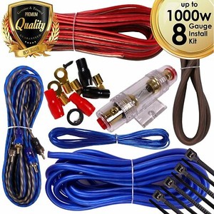 Complete 1000w 8 Gauge Car Amplifier Installation Wiring Kit Amp Pk2 Ga Blue 704129640726 Complete 1000w 8 Gauge Car Amplifier, What Wiring Kit Do I Need For A 1000w Amp