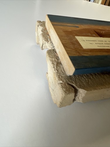Castle sculpture modernist abstract fragment architectural expressionism rare - Picture 16 of 18
