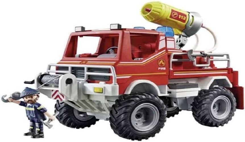 PLAYMOBIL CITY ACTION 9466 CAMION SPARA ACQUA DEI VIGILI DEL FUOCO - Foto 2 di 3