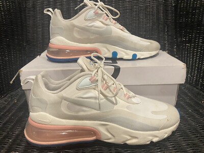 NIKE AIR 270 AIR MAX REACT 270 SUMMIT WHITE/GHOST AQUA SZ 9.5