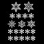 Merry-Christmas-Wall-Art-Removable-Home-Window-Snowflake-Stickers-Decal-Decor miniatuur 28