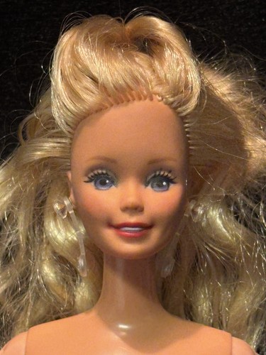 Vintage Mattel Crystal Barbie Puppe #4598 mit Superstar Ära Schmuck Kleid & Stola - Bild 13 von 20