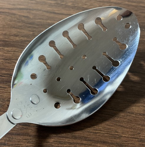 ECKO Stainless Black handle Slotted Spoon 12" Long - Picture 2 of 8