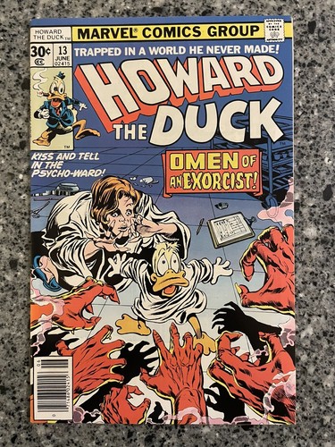 HOWARD THE DUCK #13 VF+ (Marvel 1977) 1st Full Appearance KISS