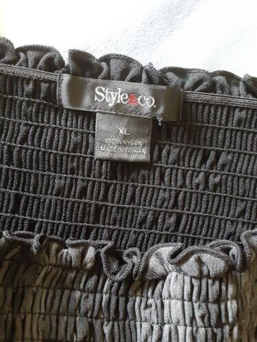 NWT Summer Maxi Dress XL Style & Co Tie Dye Jersey Knit Stretch Bodice Straps - Picture 4 of 18