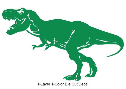 Dinosaur - Tyrannosaurus #2 Jurassic Period 4-21 in. Vinyl Outdoor Decal Sticker - Picture 14 of 23