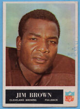 1965 Philadelphia #31 Jim Brown VG-VGEX+ MARKED Cleveland Browns HOF A5492
