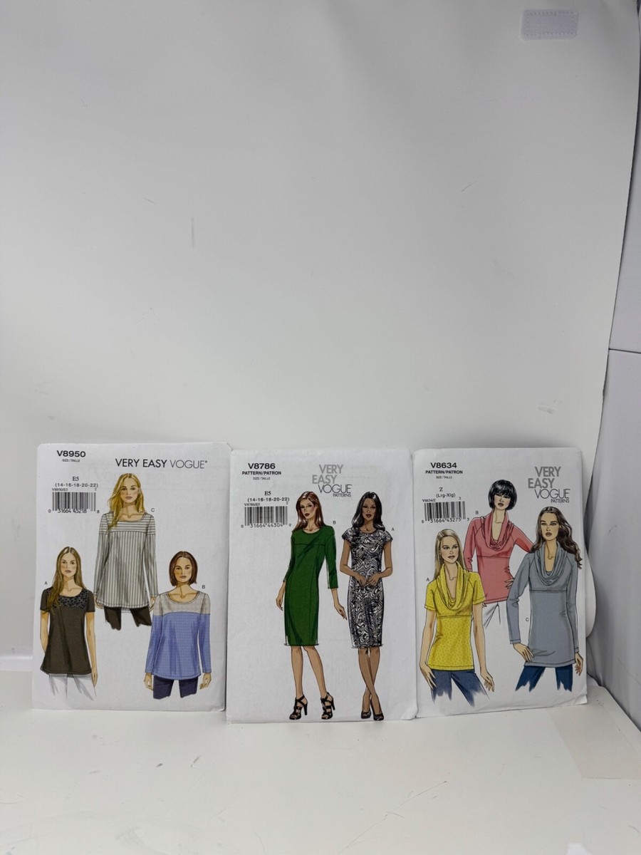 Over 30 Uncut Sewing Patterns Shirts, Jackets, Bottoms