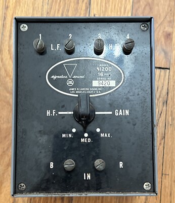 JBL N1200 16 Ohm crossover # 9420 | eBay
