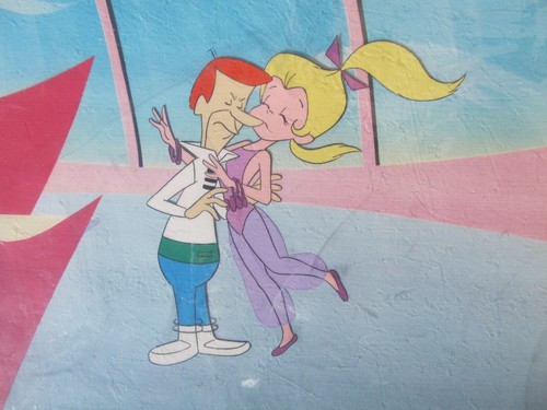 THE JETSONS Animation Cel Produktion Kunst Hintergrund Hanna-Barbera Cartoons - Bild 2 von 4