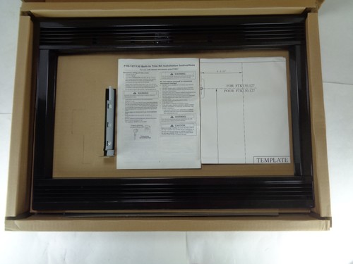 Neu Amana Mikrowelle Einbau Verkleidung Kit FTK127E schwarz 27" kommerzielle Teile - Bild 2 von 4