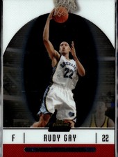 2006-07 Topps Finest Rookie #71 RUDY GAY UConn Memphis Grizzlies RC B2