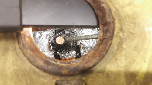 Vespa Original Vintage VNA1 VBB1 Early style 2 hole Fuel Tank Gas - Bild 8 von 10