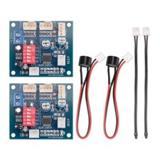 2PCS DC 12V 4 Wire PWM PC CPU Fan Temperature Control Speed Controller Module