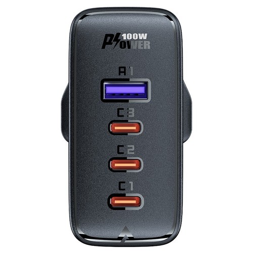 Acefast 100W TURBO GaN SUPER FAST CHARGER PD TYPE-C 4-PORT WALL CHARGER ADAPTER - Picture 25 of 35