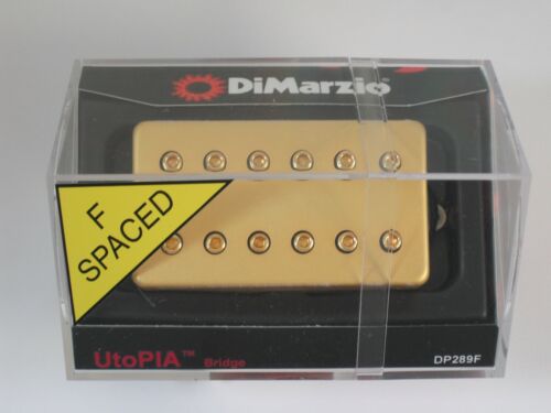 DiMarzio F-Spaced Utopia Bridge Humbucker W/Satin Gold Cover DP 289 F - 第 1/1 張圖片