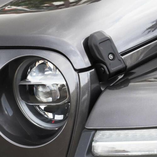 Locking Hood Latch Hood Catch Lock Pair For Jeep Wrangler JL Gladiator JT 18-24 - Picture 6 of 8