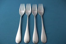 4 Dinner Forks Oneida OMNI CUBE Stainless 7 3/8"