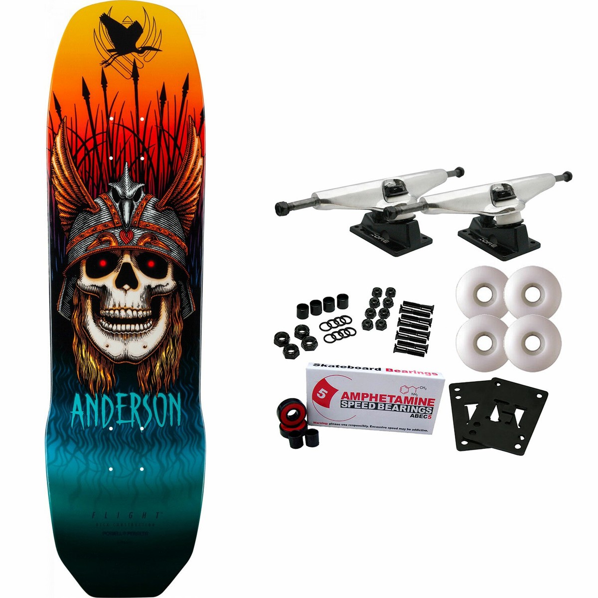 Powell Peralta Skateboard Complete Pro Flight 289 Andy