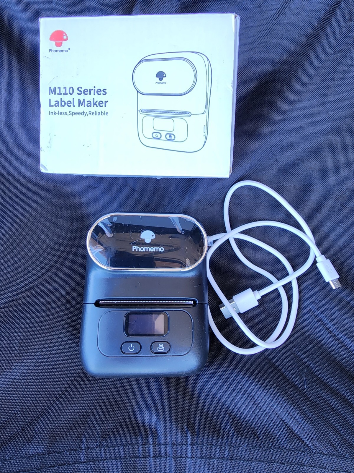 Bluetooth Label Maker Phomemo M110 for iOS and Android Wireless Printing-image