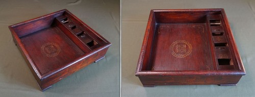 Rare Early 1900 Korean Folk Item "Hussy" Wooden Container Box for Needlework - Picture 2 of 12