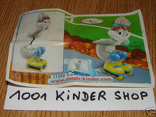 KINDER TT392 TT 392 BUGS BUNNY LOONEY TUNES BPZ NEUTRAL - Photo 1/1