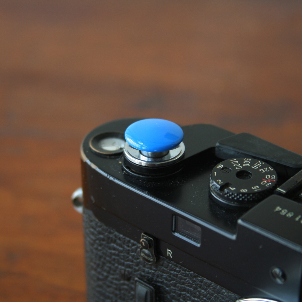 Blue Standard Large Soft Release Button for Leica M3 M4 M6