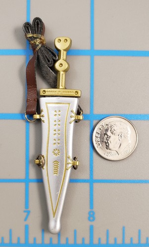 Roman metal short sword 1/6 scale toys Ignite coomodel aci strap flaking used #