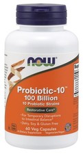 NOW FOODS Probiotic-10 - 100 Bilion (60 kaps.)