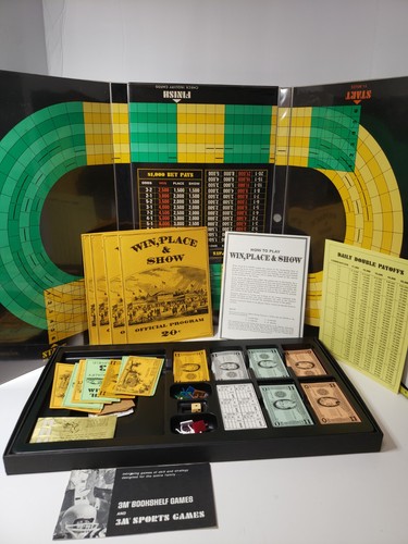 WIN PLACE & SHOW 3M Sport Vintage Brettspiel Vintage KOMPLETT - Bild 6 von 7