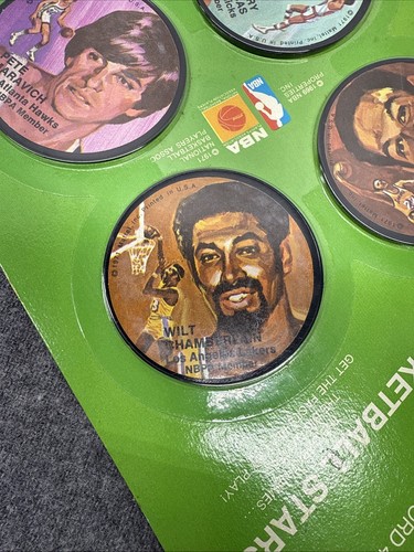 1971 Mattel INSTANT REPLAY Basketball Sealed (4) WILT BAYLOR MARAVICH LUCAS - Picture 4 of 12