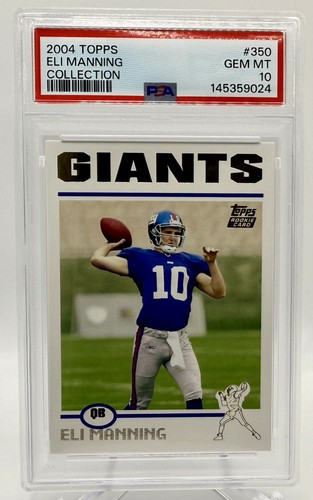 Eli Manning [Collection] #350 2004 Topps card