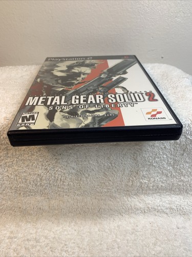Metal Gear Solid 2 Sons of Liberty PS2 PlayStation 2 Black Label CIB Mint Disc - Picture 23 of 24