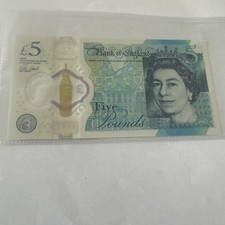 AK47 5 Note Genuine Banknote GBP Five Pound Note Serial Number AK47 031706