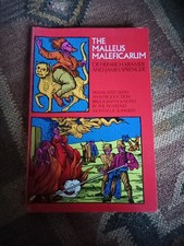 The Malleus Maleficarum Occult Book Kramer/Springer Dover Edition 1971