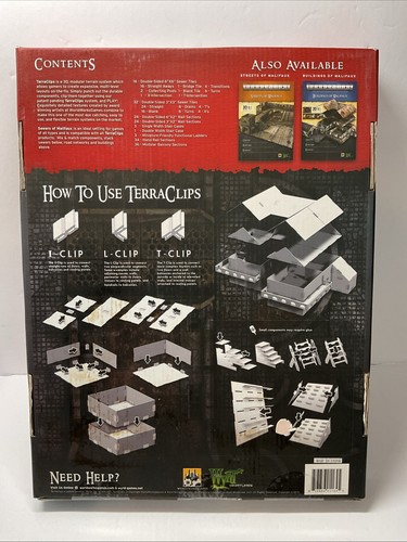 Terraclips 3D Streets of Malifaux mit Box mit 120 Terraclips Wyrd Miniaturen - Bild 2 von 4