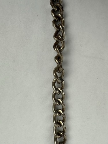 VTG Metal Scotty Dog Scottish Terrier Brass Or Bronze Plated W/ Chain Japan Read - Picture 22 of 24