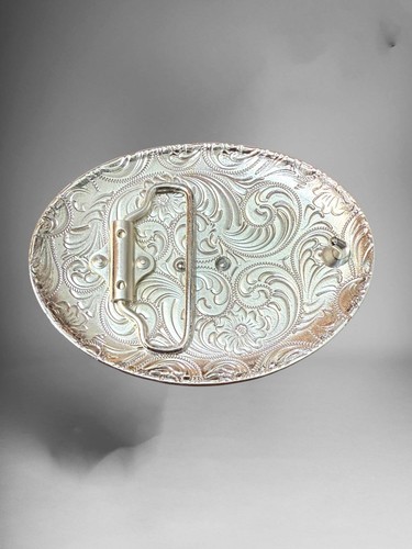 Praying Cowboy Western Style Belt Buckle Hebilla Vaquero con Oracion Vaquero - Picture 2 of 2